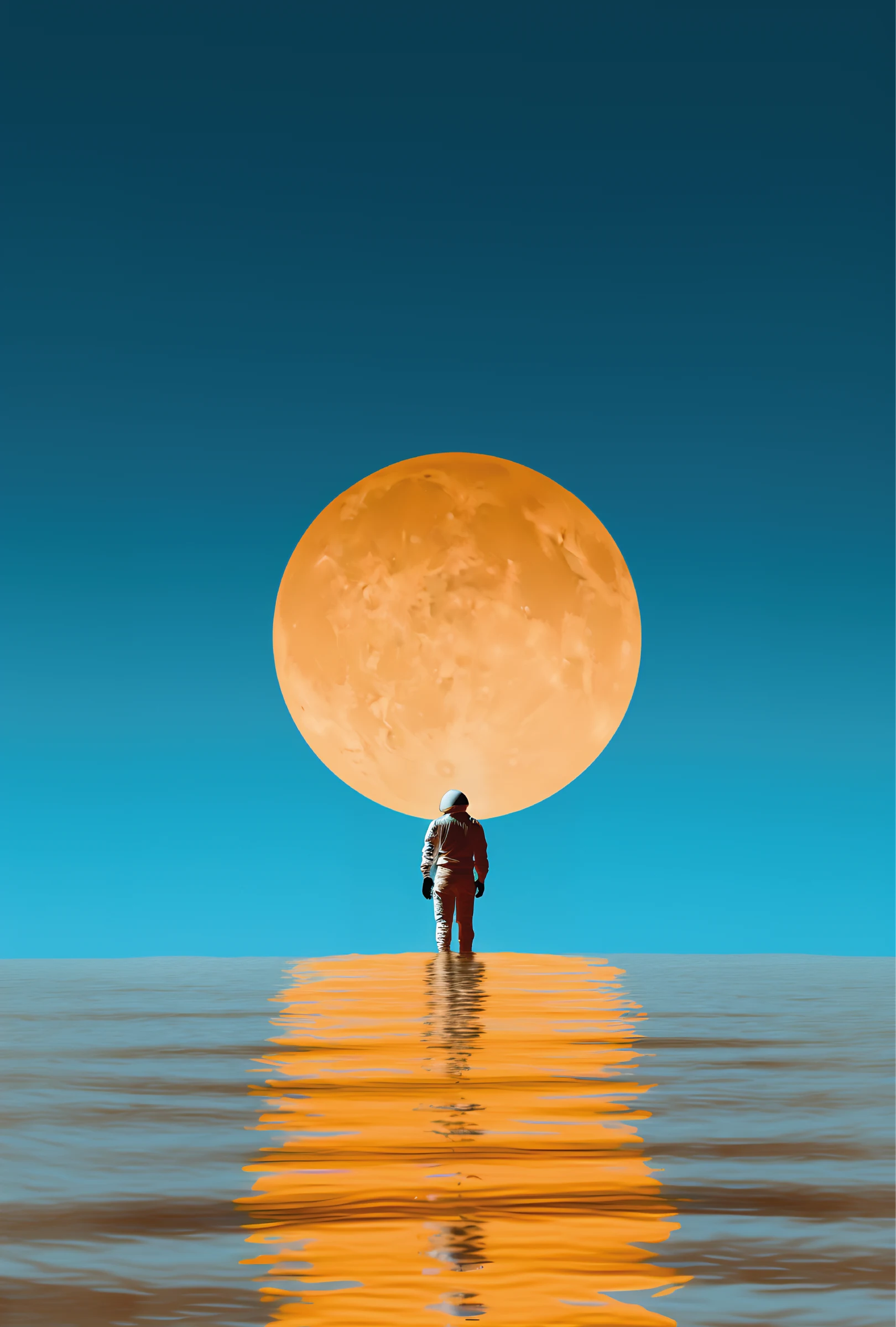 Astronaut en de Gouden Maan
