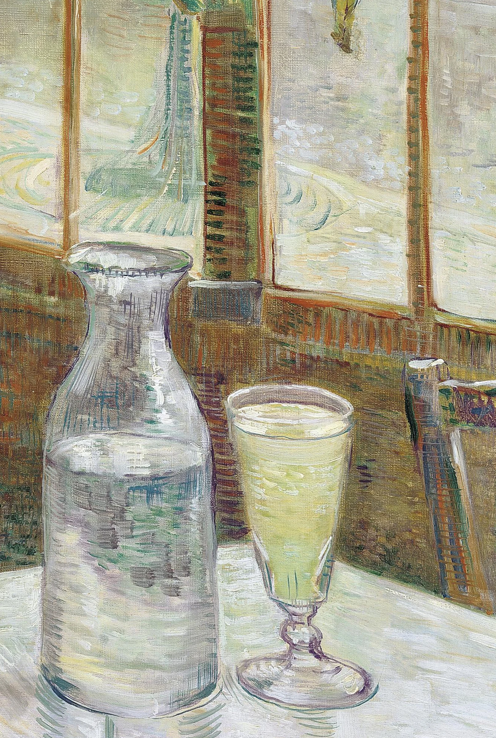 Cafétafel met absint