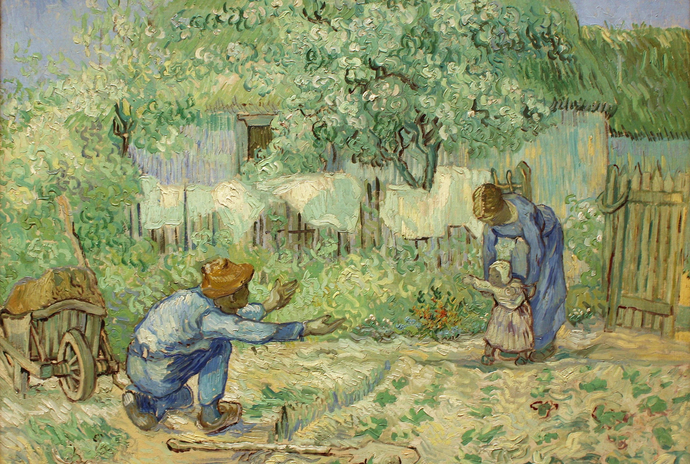First Steps, after Millet