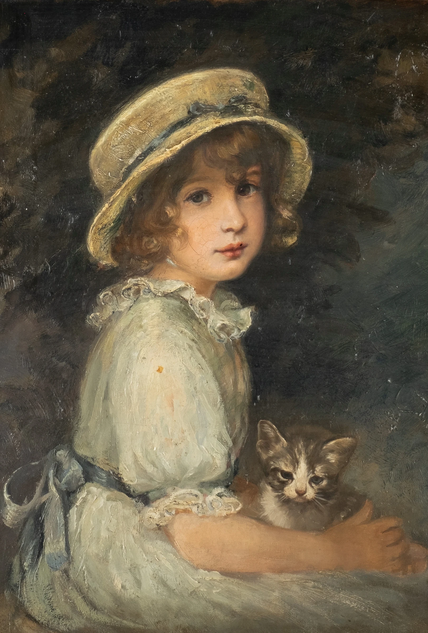 Meisje met kat