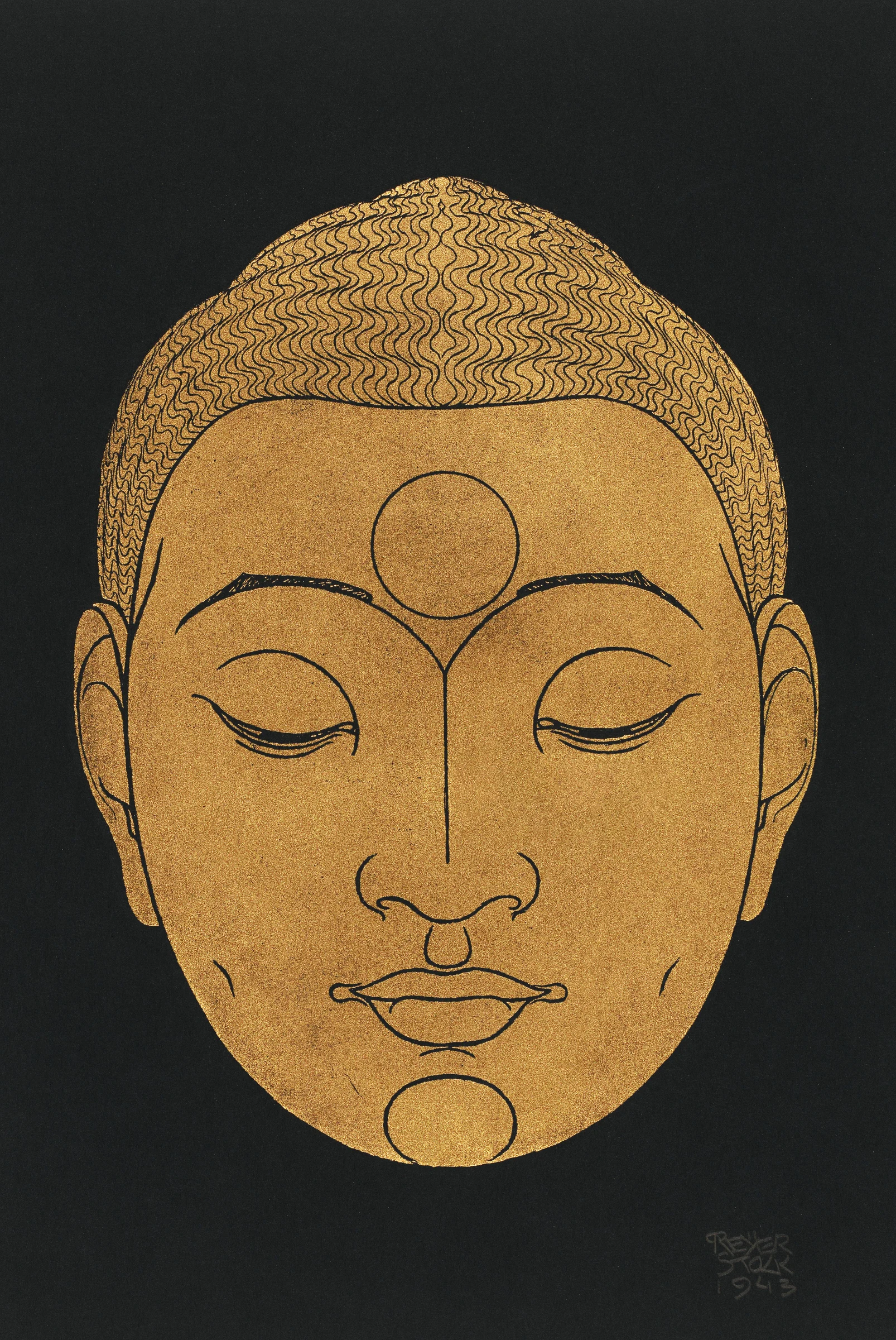 Hoofd van Buddha