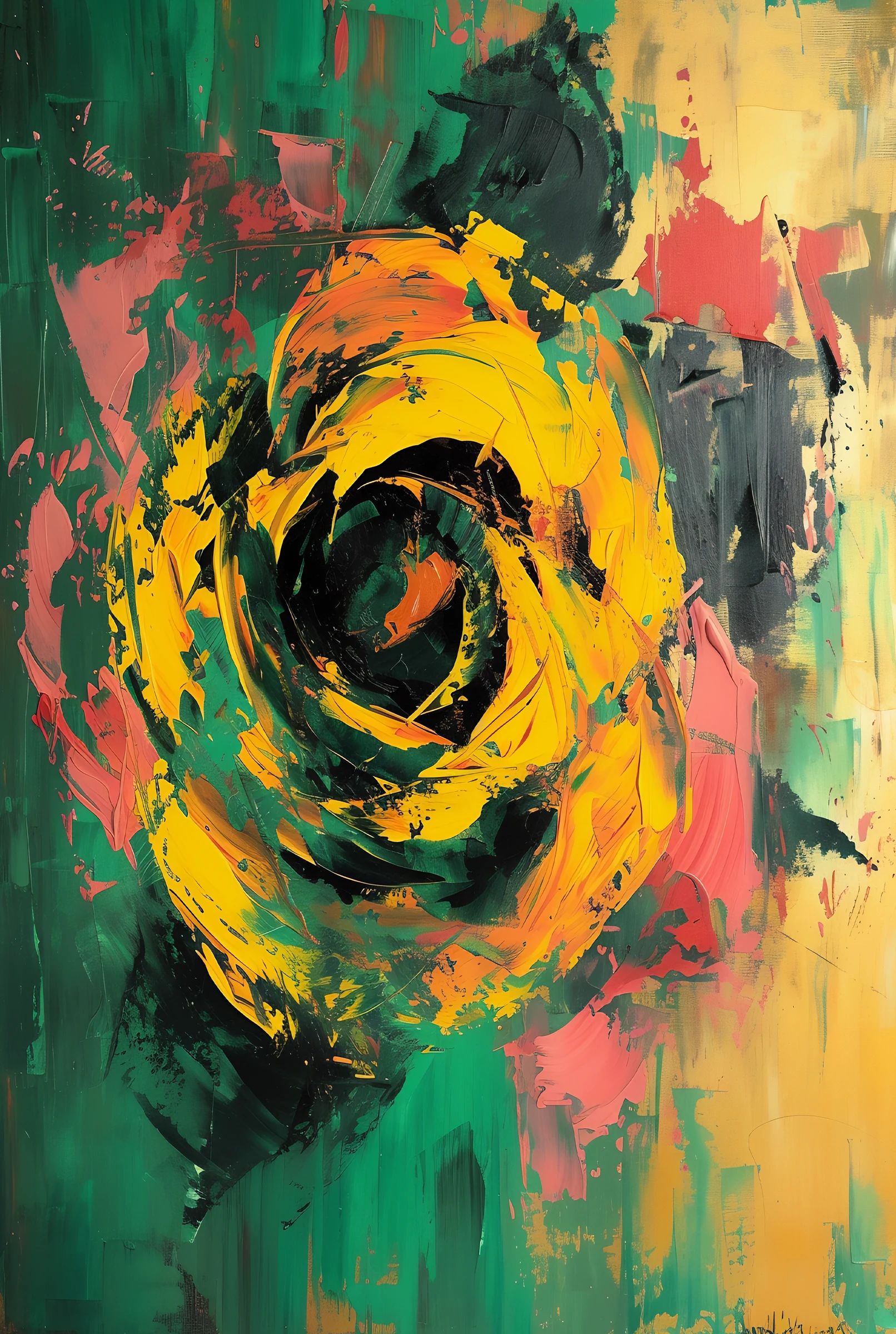 Kleurrijke Abstracte Bloem