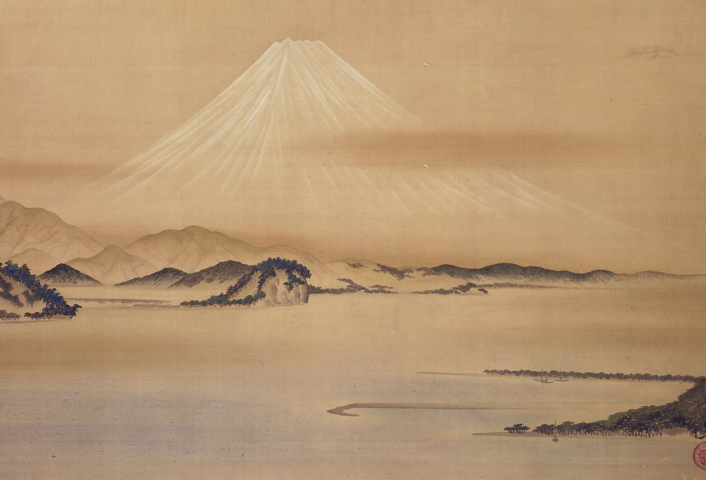 De Fuji en de dennen bij Miho