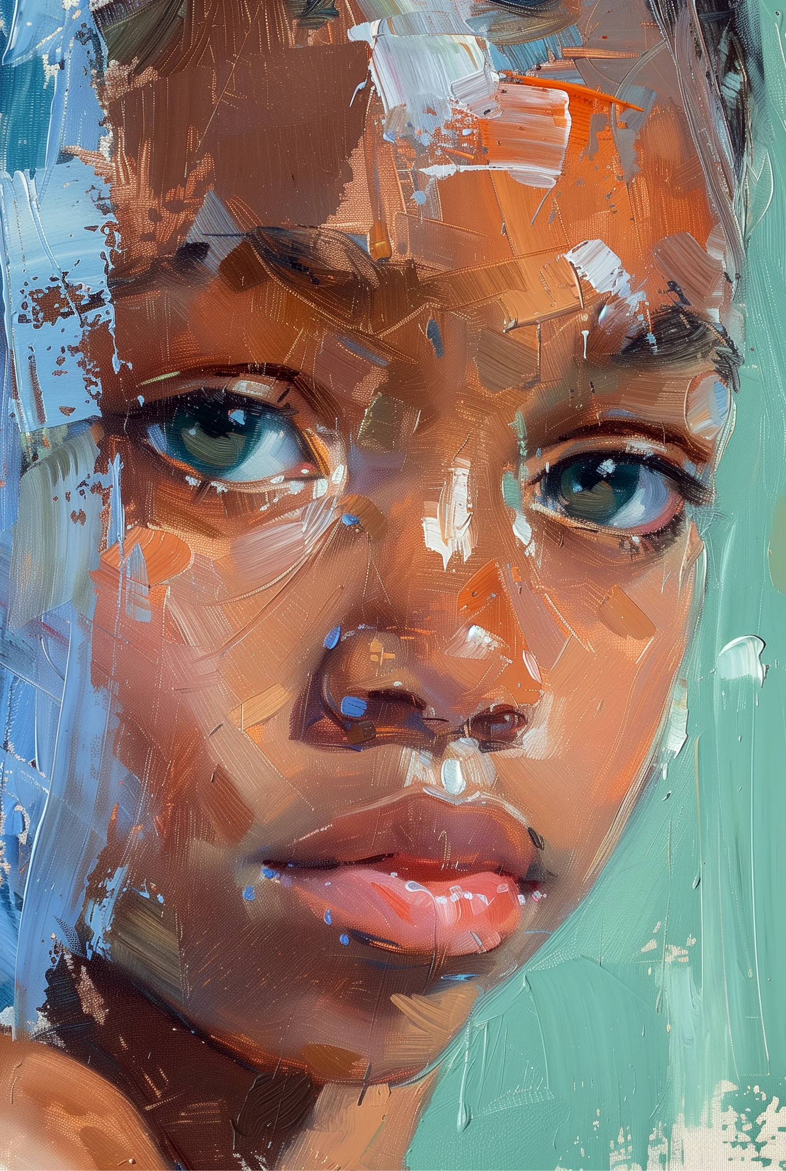 Turquoise Portret