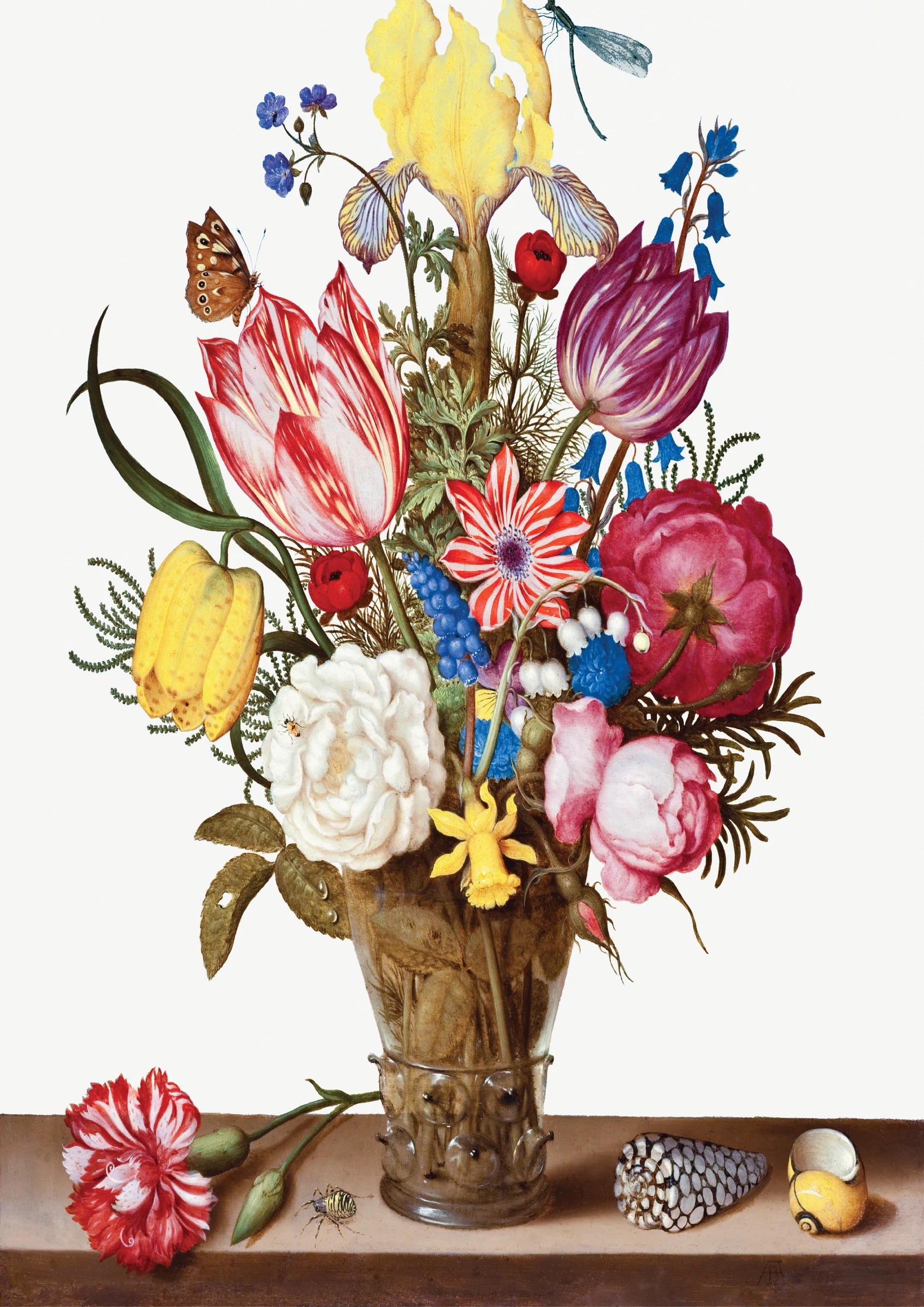 Vintage Bloemen illustratie