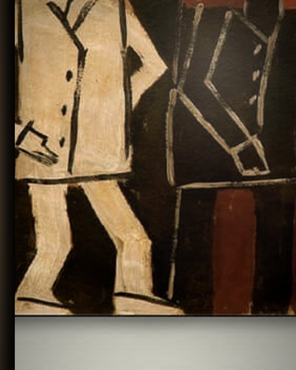 Materiaal en afwerking van Pintura (1928) in het wisselframe