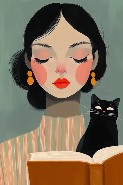 De lezeres en de kat